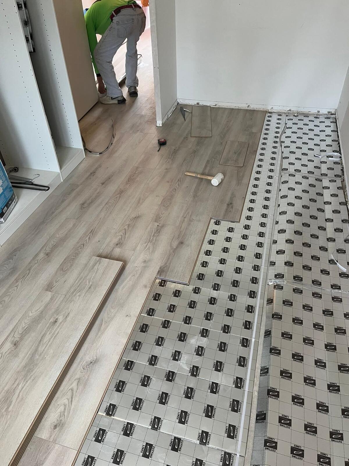 Rénovation des sols et pose de carrelage